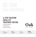 Oak Professional 4-step tan-removal facial kit treatment edition on a white background